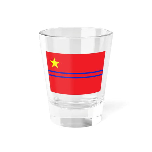 Guo Moruos Proposal Flag for the PRC (China) Shot Glass 1.5oz 1.5oz - Go Mug Yourself