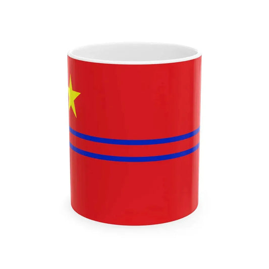 Guo Moruos Proposal Flag for the PRC (China) White Coffee Mug 11oz - Go Mug Yourself