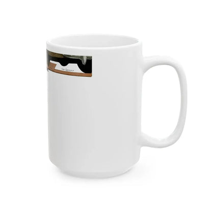 Gus and the Bewitched Brakes, Popular Science, May 1950 - White Coffee Mug - Go Mug Yourself
