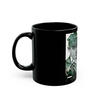 Gus Cools a Hot Engine, Popular Science, June 1950 - Black Coffee Mug - Go Mug Yourself