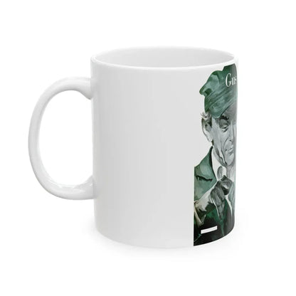Gus Cools a Hot Engine, Popular Science, June 1950 - White Coffee Mug - Go Mug Yourself