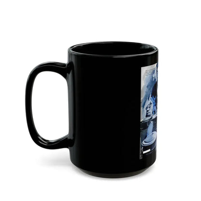 Gus Fixes the Local Scrooge, Popular Science, December 1950 - Black Coffee Mug - Go Mug Yourself