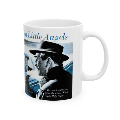 Gus Rescues Ten Little Angels, Popular Science, December 1952 - White Coffee Mug - Go Mug Yourself