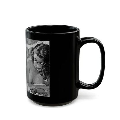 Guy magazine Illustration, December 1963 - Black Coffee Mug - Go Mug Yourself