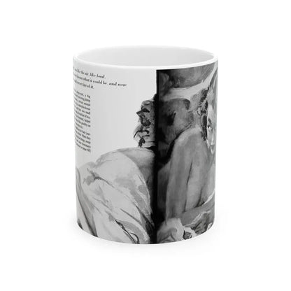 Guy magazine Illustration, December 1963 - White Coffee Mug 11oz - Go Mug Yourself