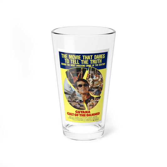 GUYANA CULT OF THE DAMNED 1979 Movie Poster - Pint Glass 16oz-16oz-Go Mug Yourself