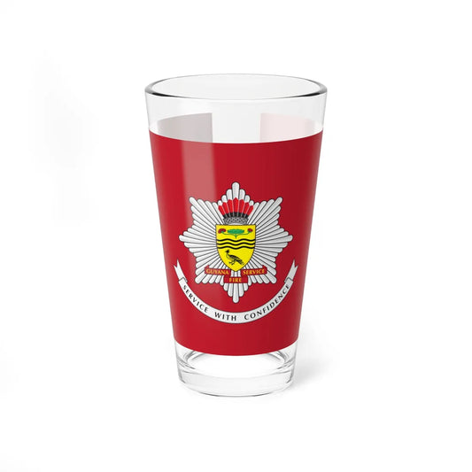 Guyana Fire Service Flag (Guyana) Pint Glass 16oz 16oz - Go Mug Yourself