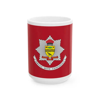 Guyana Fire Service Flag (Guyana) White Coffee Mug 15oz - Go Mug Yourself