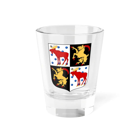 Gävleborgs län vapen (Sweden) (Coat of Arms) Shot Glass 1.5oz 1.5oz - Go Mug Yourself