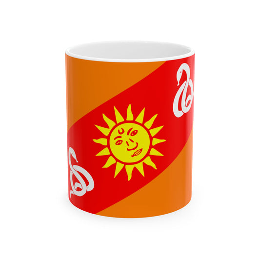Gwalior Royal Flag (India) White Coffee Mug-11oz-Go Mug Yourself