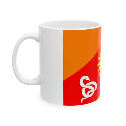 Gwalior Royal Flag (India) White Coffee Mug - Go Mug Yourself