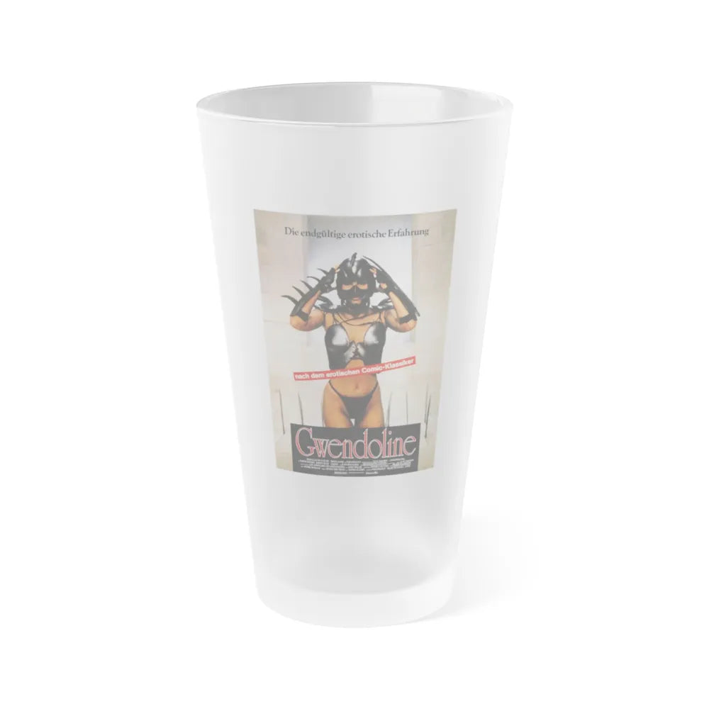 GWENDOLINE 1984 Movie Poster - Frosted Pint Glass 16oz-16oz-Frosted-Go Mug Yourself