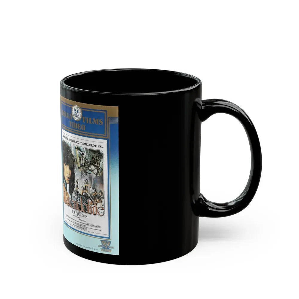 GWENDOLINE BELGA FILMS VIDEO (VHS COVER) - Black Coffee Mug - Go Mug Yourself
