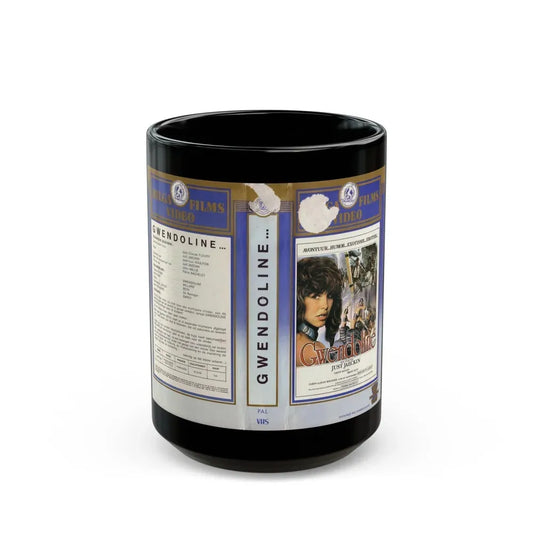 GWENDOLINE (VHS COVER) - Black Coffee Mug 15oz - Go Mug Yourself