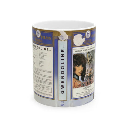 GWENDOLINE (VHS COVER) - White Coffee Mug 11oz - Go Mug Yourself