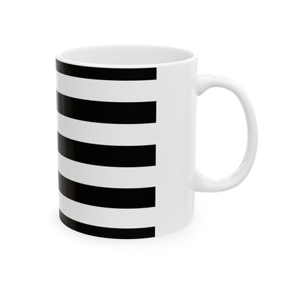 Gwenn ha Du 11 mouchetures (Belgium) White Coffee Mug-Go Mug Yourself