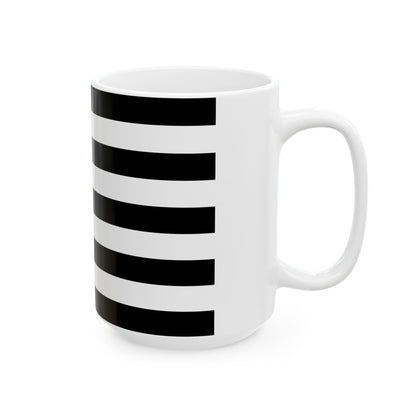 Gwenn ha Du 11 mouchetures (Belgium) White Coffee Mug-Go Mug Yourself