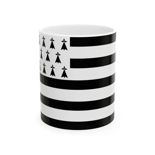 Gwenn ha du 14 mouchetures (Belgium) White Coffee Mug 11oz - Go Mug Yourself
