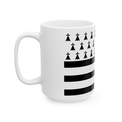 Gwenn ha du 14 mouchetures (Belgium) White Coffee Mug-Go Mug Yourself
