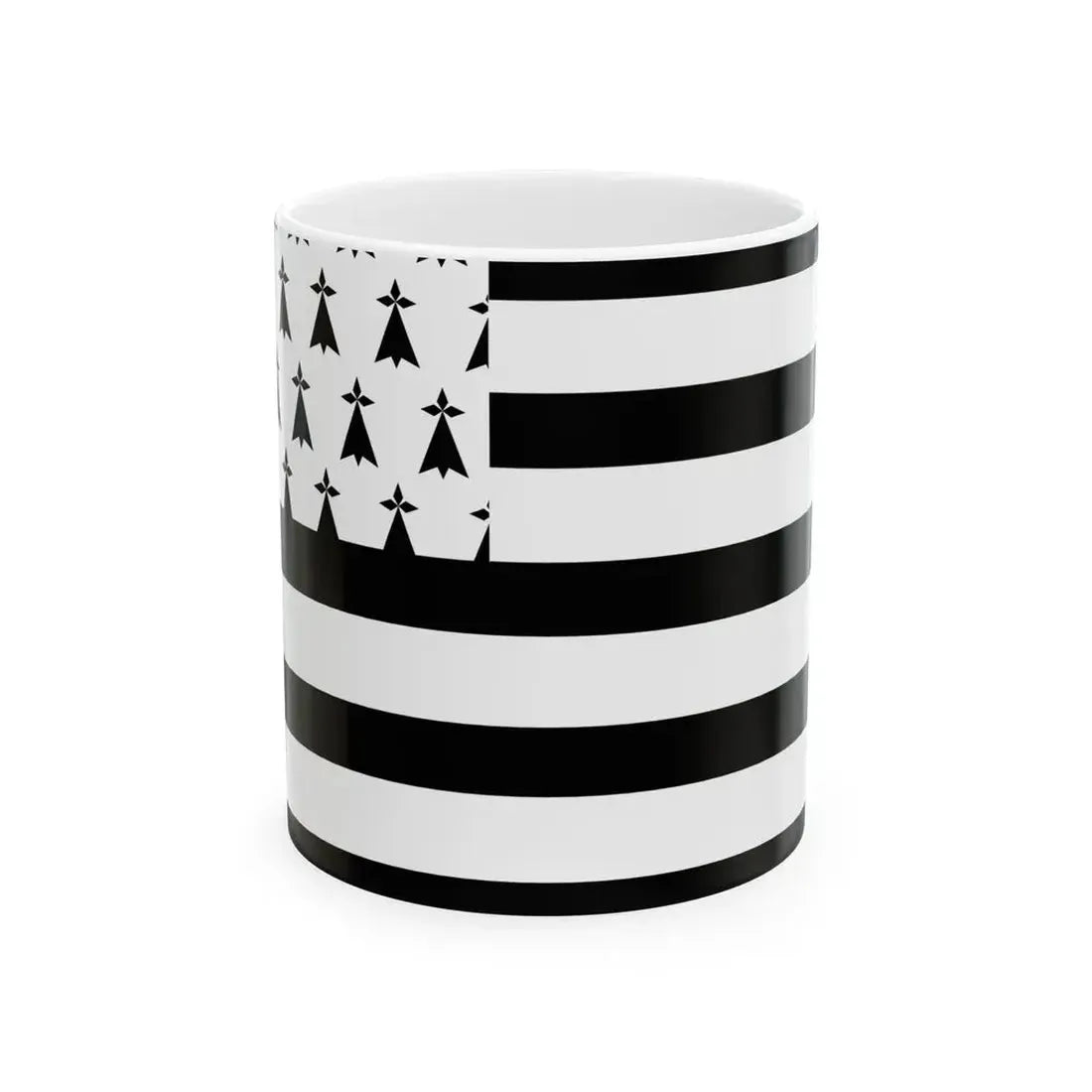 Gwenn ha Du 1923 (Belgium) White Coffee Mug 11oz - Go Mug Yourself