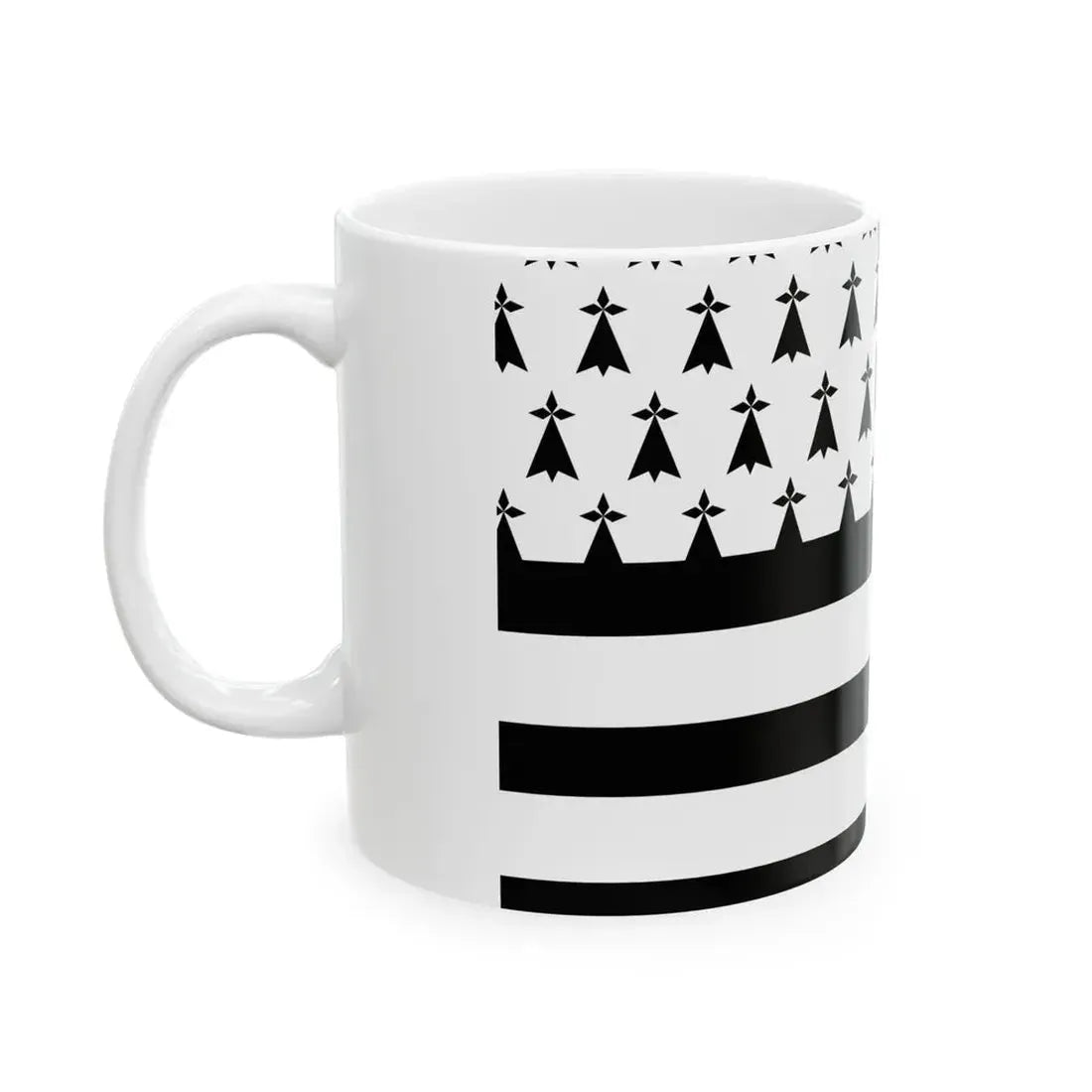 Gwenn ha Du 1923 (Belgium) White Coffee Mug - Go Mug Yourself