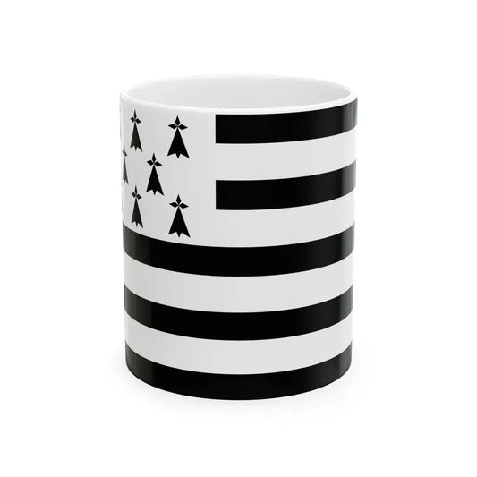 Gwenn ha du 8 mouchetures (Belgium) White Coffee Mug 11oz - Go Mug Yourself