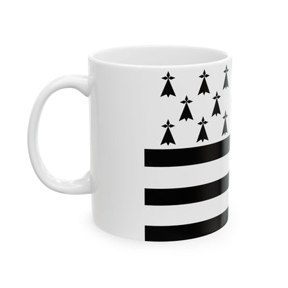 Gwenn ha du 8 mouchetures (Belgium) White Coffee Mug-Go Mug Yourself