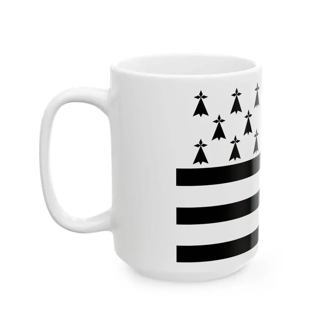 Gwenn ha du 8 mouchetures (Belgium) White Coffee Mug - Go Mug Yourself