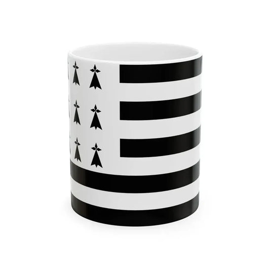 Gwenn ha Du 9 mouchetures - 1937 (Belgium) White Coffee Mug 11oz - Go Mug Yourself