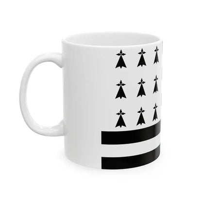 Gwenn ha Du 9 mouchetures - 1937 (Belgium) White Coffee Mug - Go Mug Yourself