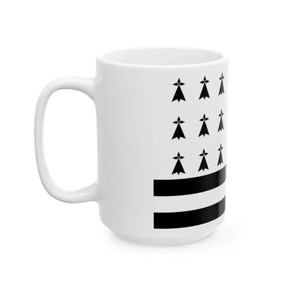 Gwenn ha Du 9 mouchetures - 1937 (Belgium) White Coffee Mug - Go Mug Yourself