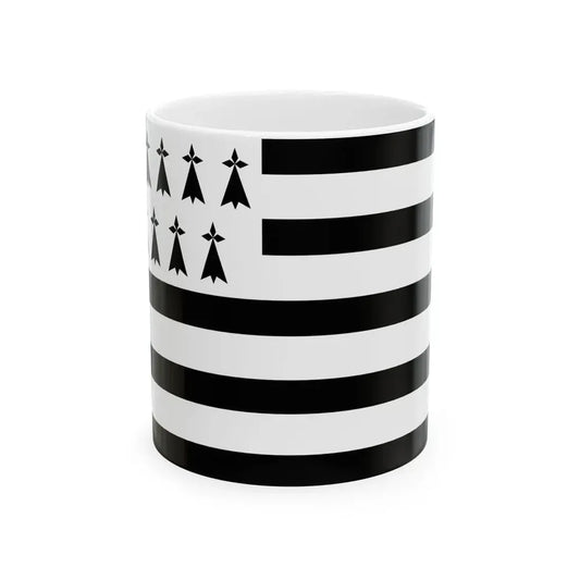 Gwenn ha du 9 mouchetures (Belgium) White Coffee Mug 11oz - Go Mug Yourself