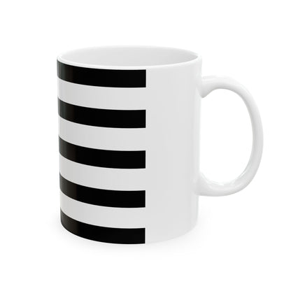 Gwenn ha du 9 mouchetures (Belgium) White Coffee Mug-Go Mug Yourself