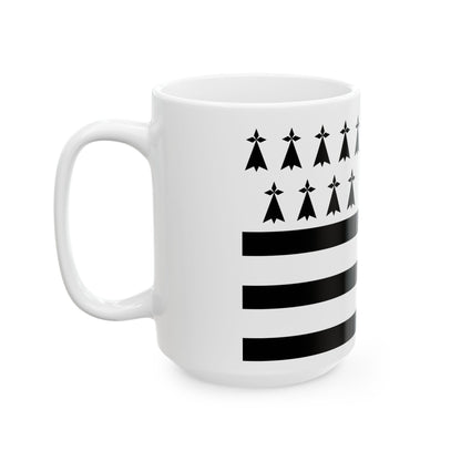 Gwenn ha du 9 mouchetures (Belgium) White Coffee Mug-Go Mug Yourself