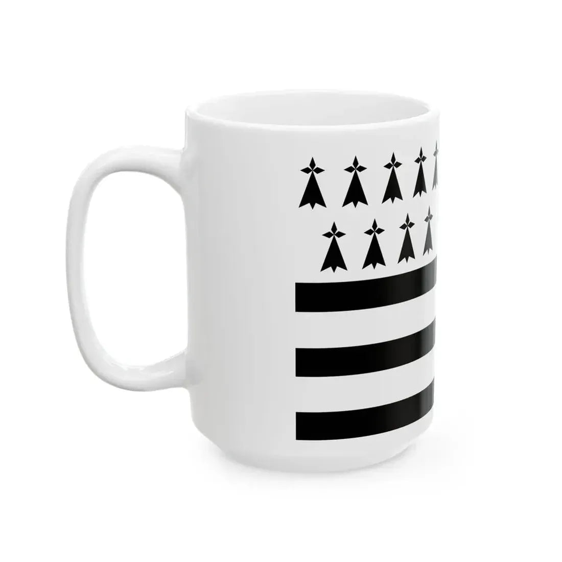 Gwenn ha du 9 mouchetures (Belgium) White Coffee Mug - Go Mug Yourself