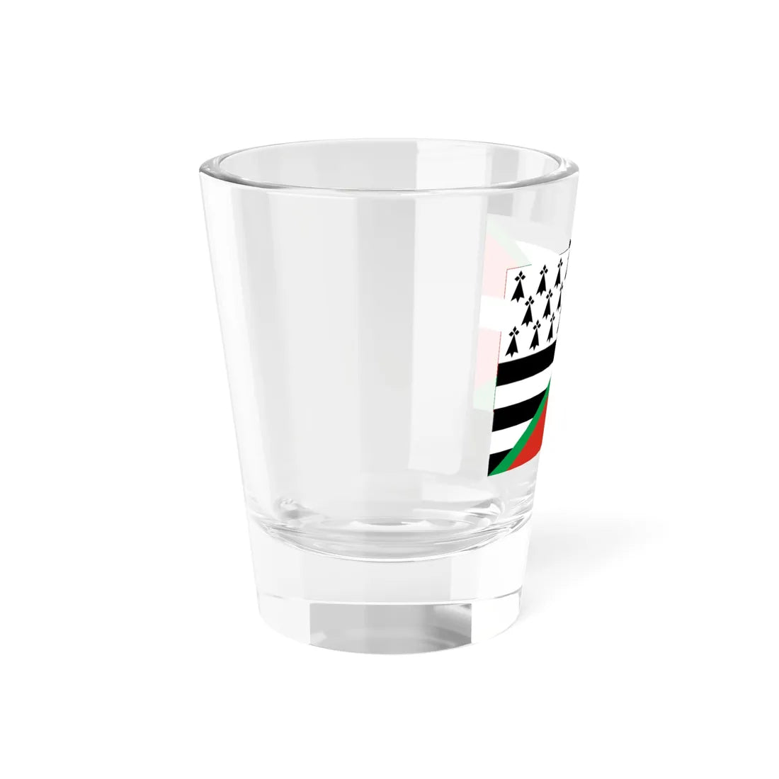 Gwenn-ha-du ikurrina (Belgium) Shot Glass 1.5oz - Go Mug Yourself