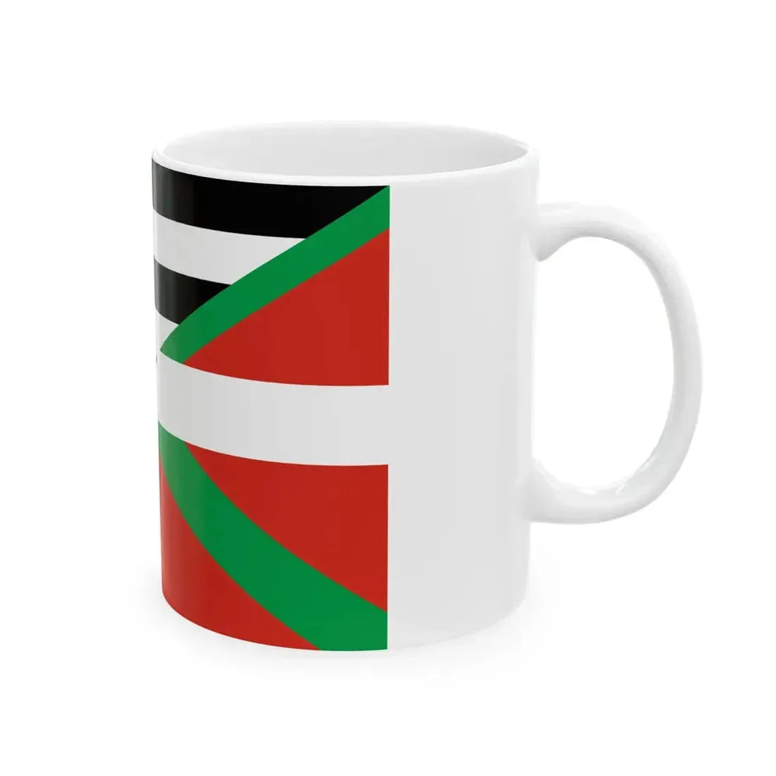 Gwenn-ha-du ikurrina (Belgium) White Coffee Mug - Go Mug Yourself