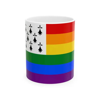 Gwenn-ha-du kanevedenn (Belgium) White Coffee Mug 11oz - Go Mug Yourself