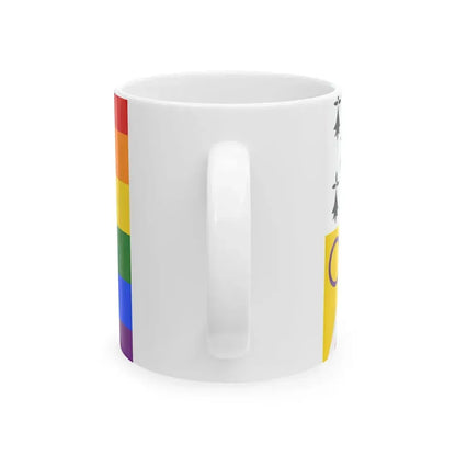 Gwenn-ha-du lgbt (Belgium) White Coffee Mug - Go Mug Yourself