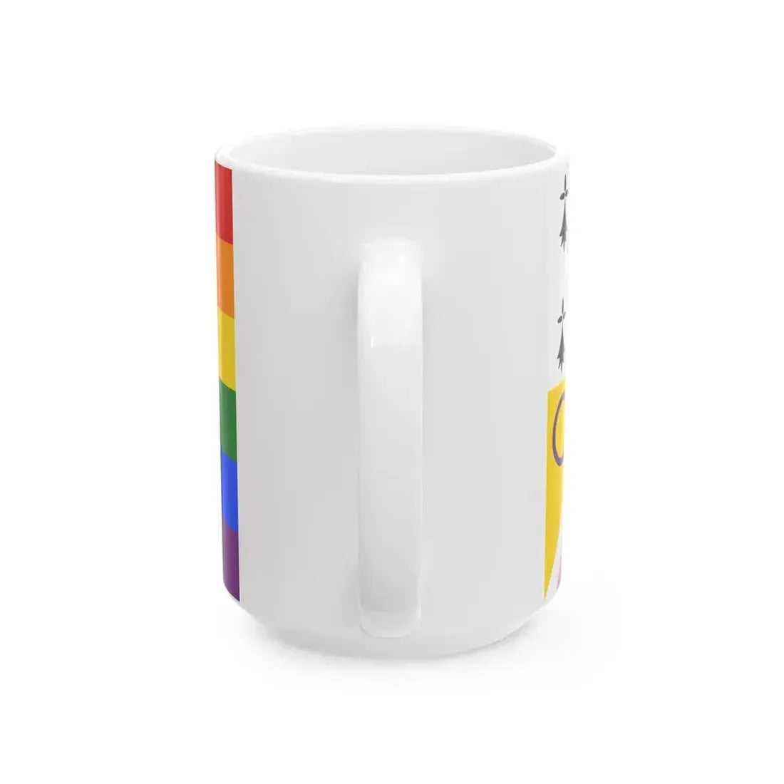 Gwenn-ha-du lgbt (Belgium) White Coffee Mug - Go Mug Yourself
