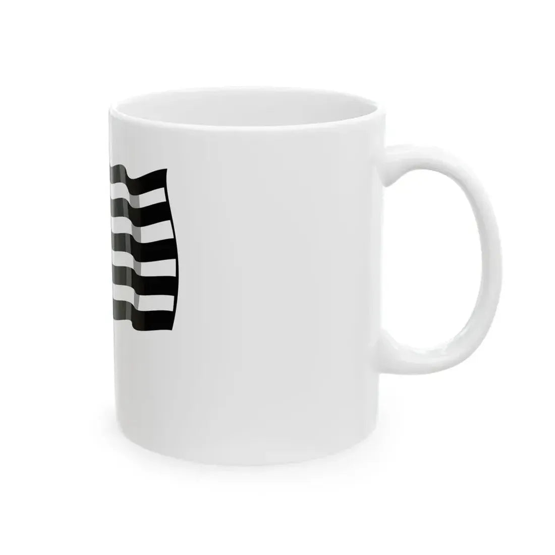 Gwenn ha du ouzh ur wern (Belgium) White Coffee Mug - Go Mug Yourself