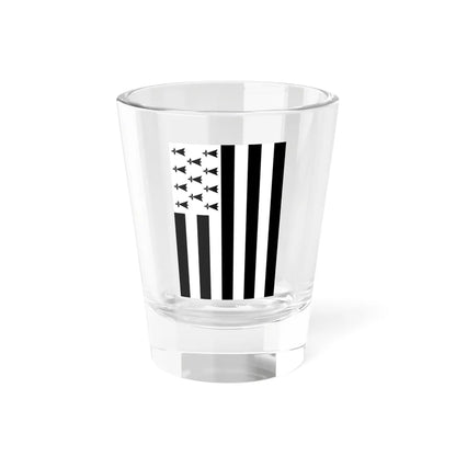 Gwenn ha du vertical (Belgium) Shot Glass 1.5oz 1.5oz - Go Mug Yourself