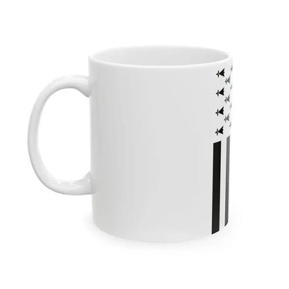 Gwenn ha du vertical (Belgium) White Coffee Mug - Go Mug Yourself