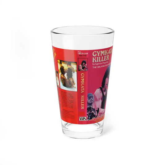 GYMKATA KILLER (VHS COVER) Pint Glass 16oz 16oz - Go Mug Yourself