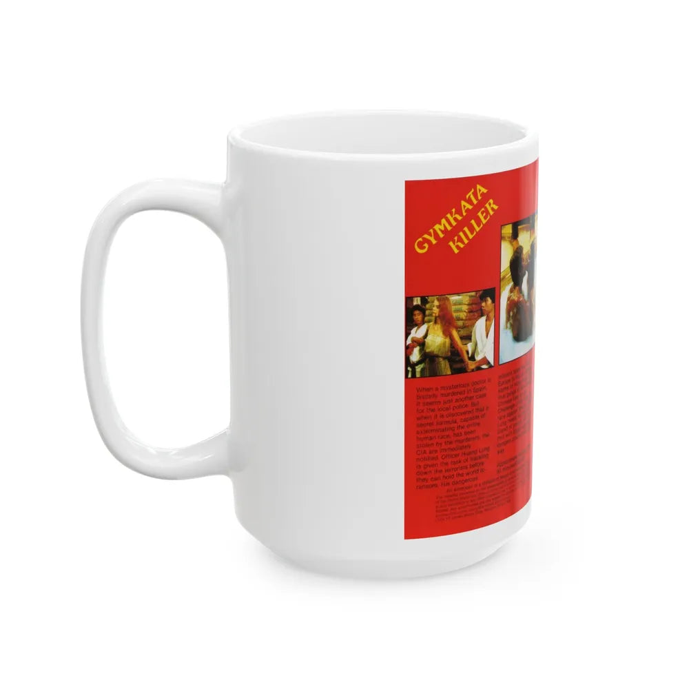 GYMKATA KILLER (VHS COVER) - White Coffee Mug-Go Mug Yourself