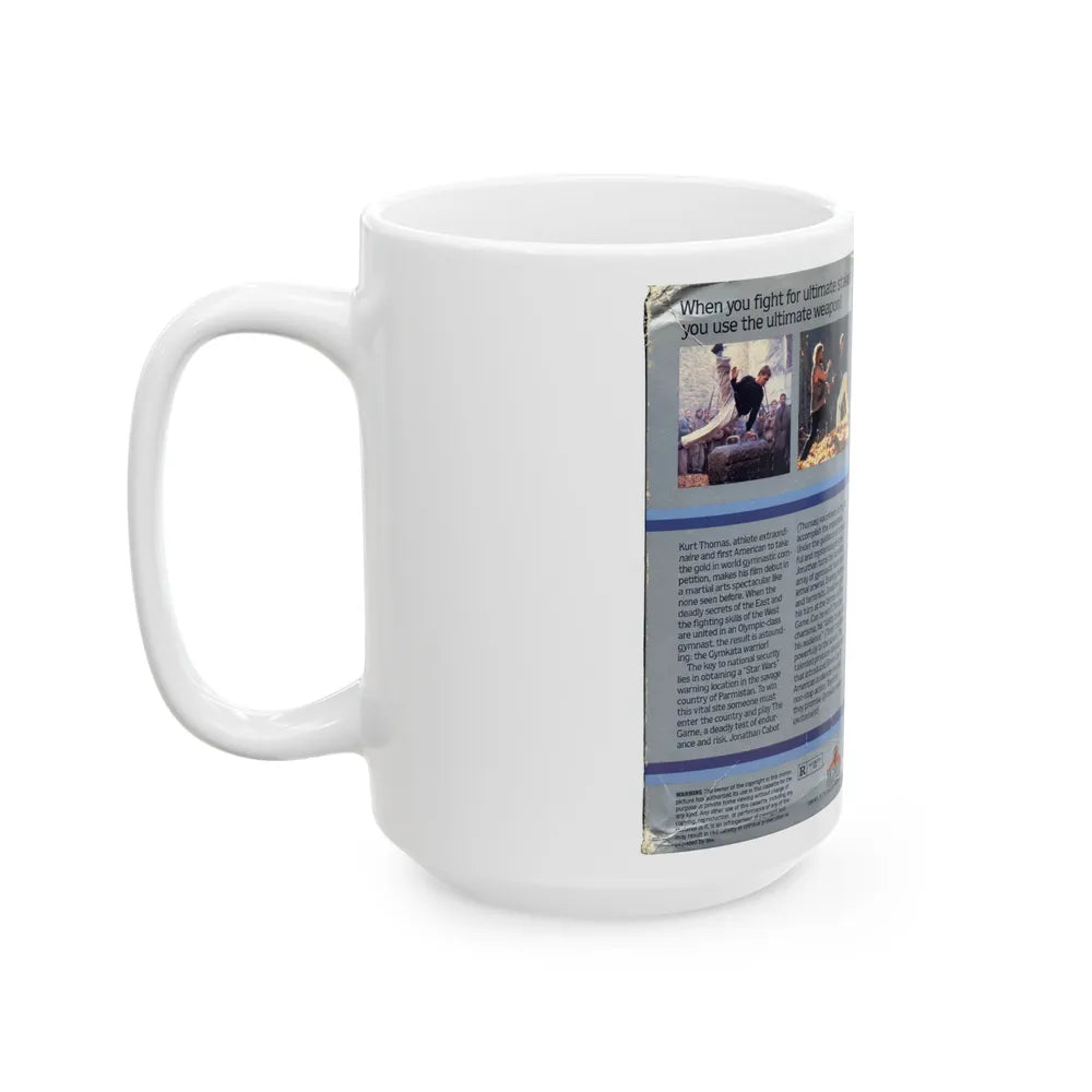 GYMKATA (VHS COVER) - White Coffee Mug-Go Mug Yourself