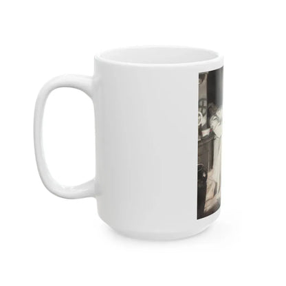 Gypsy with Injured Man - White Coffee Mug - Go Mug Yourself
