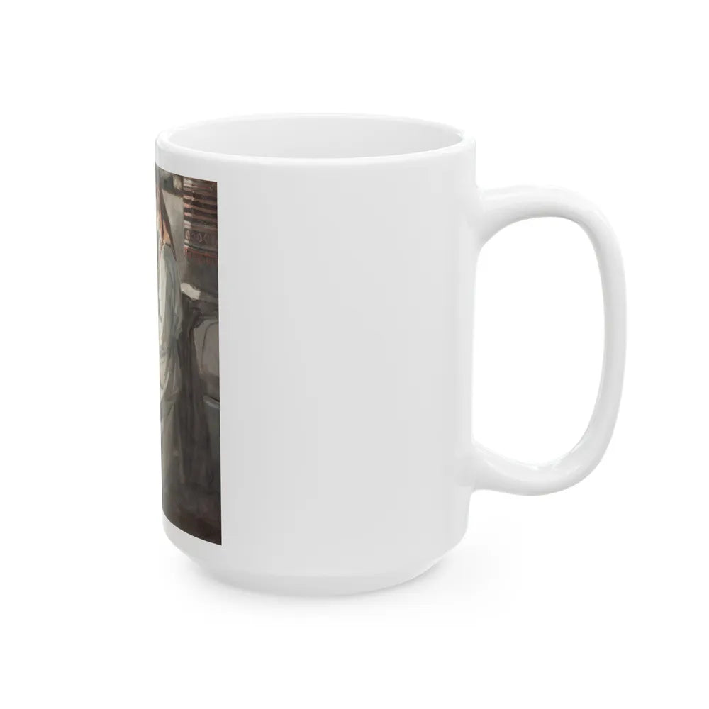 Gypsy with Injured Man - White Coffee Mug-Go Mug Yourself