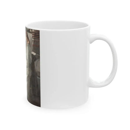 Gypsy with Injured Man - White Coffee Mug - Go Mug Yourself