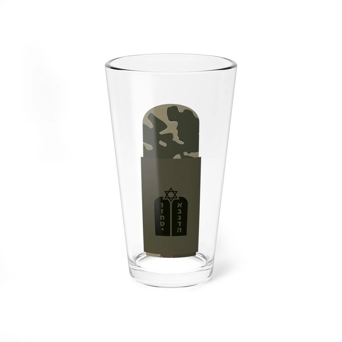 HA OS3 Militärgeistlicher J (Military Rank) Pint Glass 16oz 16oz - Go Mug Yourself